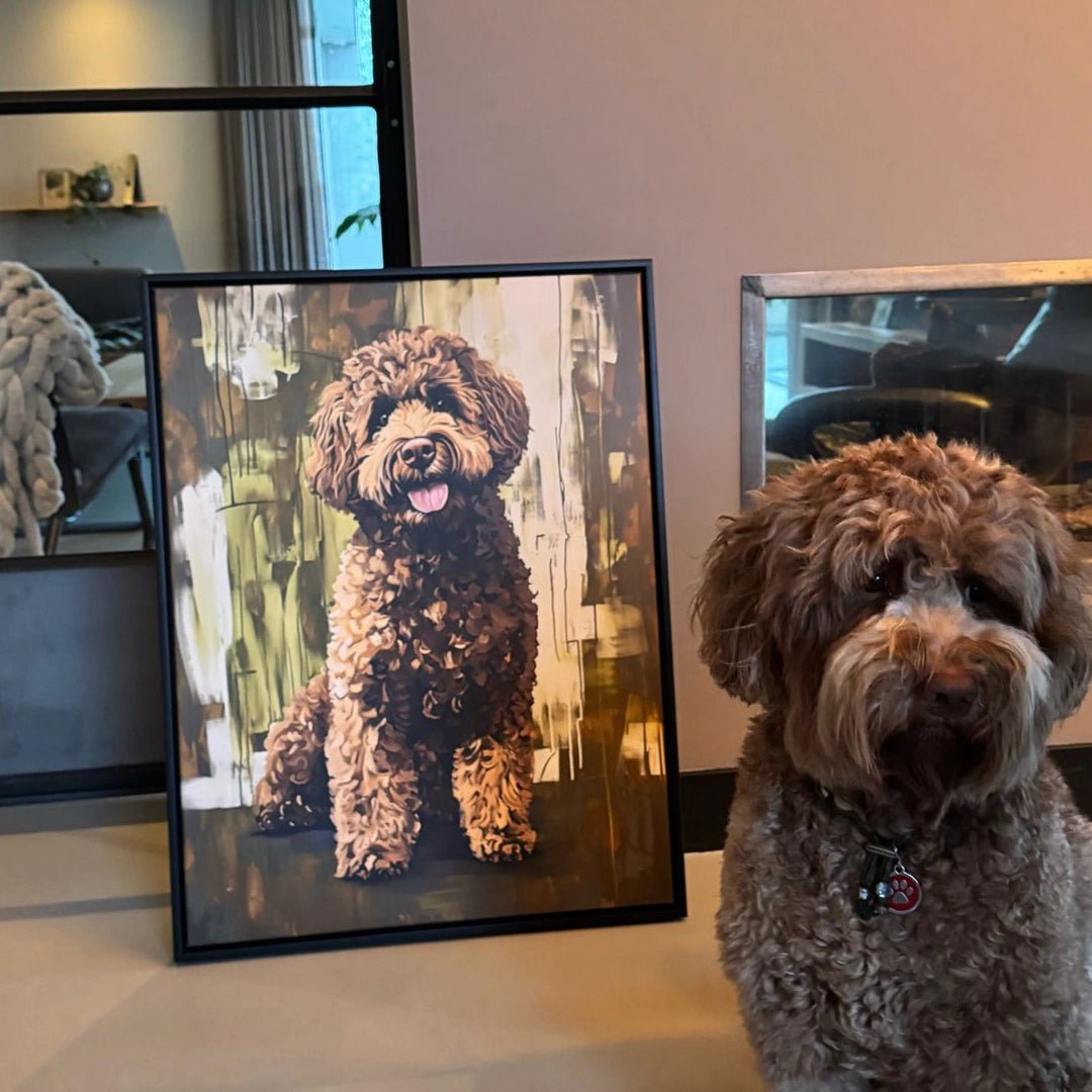 Brush Art - Custom Pet Portrait - Pawesome Prints