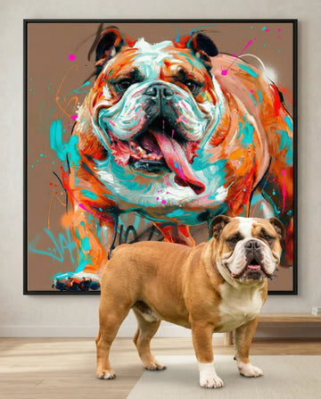 Modern Street Art - Huisdierportret - Pawesome Prints