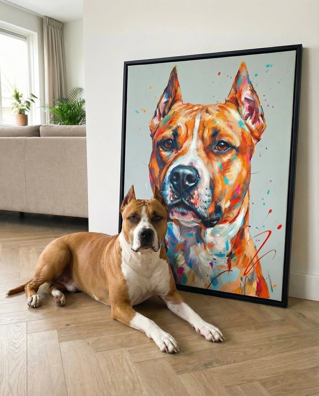 Modern Street Art - Huisdierportret - Pawesome Prints