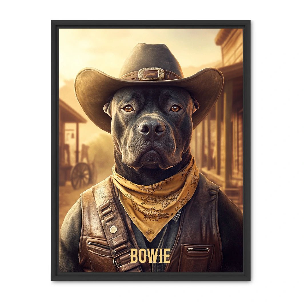 Western - Custom Pet Portrait - Pawesome Prints